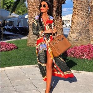 Zara scarf print dress! Brand new with tags! Very rare.